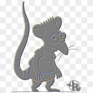 #niño Rata Corazon De Piedra - Cartoon Clipart