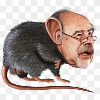 Caricatura De Una Rata , Png Download - Caricatura De Um Rato Clipart