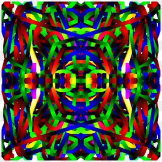 Rainbow Splatter - Psychedelic Art Clipart