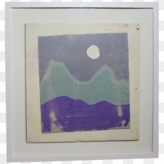 Blue Vintage Art - Picture Frame Clipart