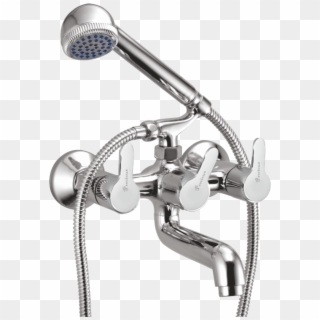 Wall Mixer Telephonic With Crutch - Shower Head Clipart