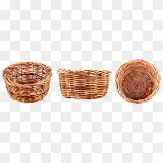 Basket Wicker Basket Harvest - Cestino Vimini Png Clipart