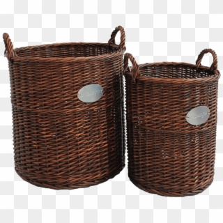 Natural Wicker Baskets - Storage Basket Clipart