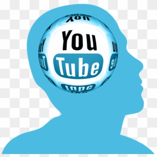 Head Circle You Tube Youtube Networks Internet - Youtube Icon Clipart
