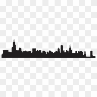 Chicago Skyline Wall Decal - Lake Michigan Clipart