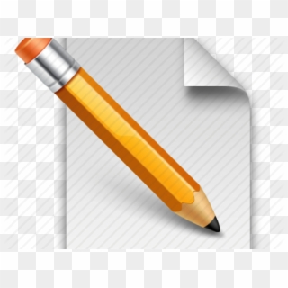 Pictures Of Pencil And Paper - Writing Clipart