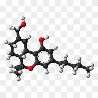 Metabolites Modeled In 3d - Thc Molecule Structure 3d Clipart