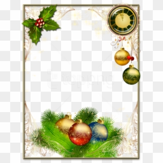 Free Png Best Stock Photos Christmas Photo Frame With - Рамки С Новым 2019 Годом Clipart