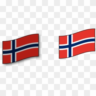 Norway Scandinavia Flag Country - Norway Flag Clip Art - Png Download