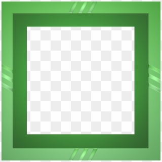 Frame Border Green - Green Square Border Png Clipart