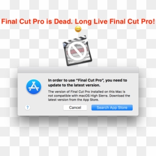 Fcp-dead - Final Cut Pro Clipart
