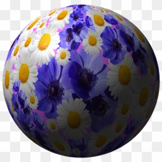Flowers Ball Planet Nature Globose Abstract - Dahlia Clipart