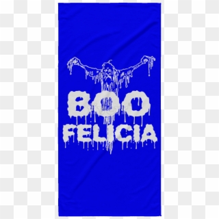 Boo Felicia Halloween Funny Beach Towel - Click Click Boom Clipart