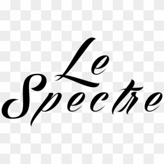 Spectre Logo Noir Png - Calligraphy Clipart
