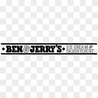 Ben & Jerry's 02 Logo Png Transparent - Line Art Clipart