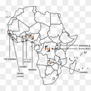Djl Africa Map - Africa Countries Blank Maps Clipart
