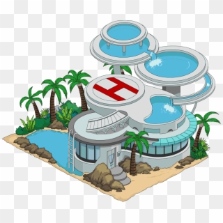 Tapped Out Beachhouse Old Design Clipart