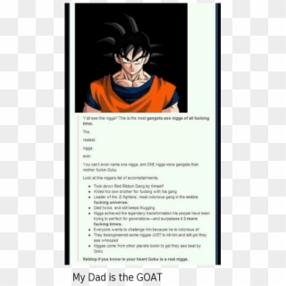Dad, Gangsta, And Goku - Goku Vs John Cena Clipart