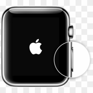 Side Button - Apple Watch Stuck Logo Clipart