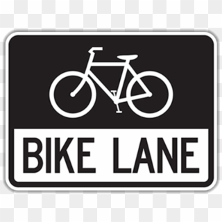 Bike Lane Png - Bike Lane Sign Clipart