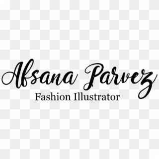 Afsana Parvez Logo - Calligraphy Clipart