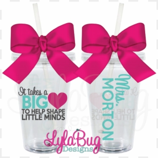 It Takes A Big Heart To Help Shape Little Minds Personalized - Gift Wrapping Clipart