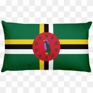 Dominica Flag Allover Print Rectangular Pillow - Flag Of Dominica Clipart