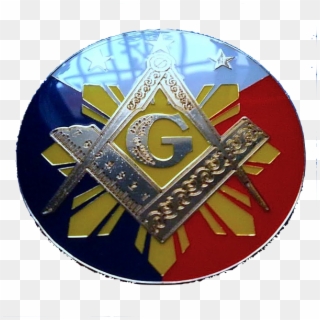 Freemason Alloy Zinc Car Emblem Bigger Size - Emblem Clipart