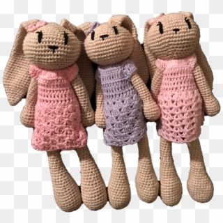 Kawaii Pink Bunny Girl - Stuffed Toy Clipart