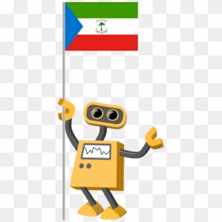 Flag Bot, Equatorial Guinea - Equatorial Guinea Flag Clipart