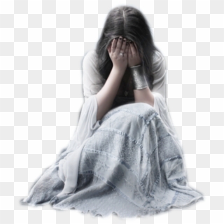#woman #girl #sad #crying #freetoedit - Sad Girl Picsart Png Clipart