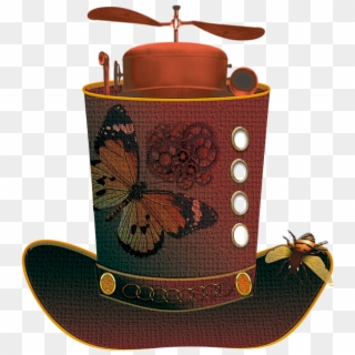 Steampunk Hat Vintage Old - Cylinder Clipart
