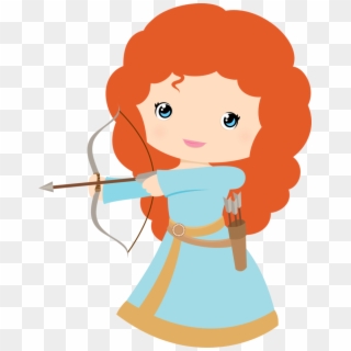 Awesome Design Brave Clipart Free Princess Merida Clip - Cute Brave Clipart - Png Download