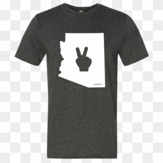 Arizona Peace Sign T - Active Shirt Clipart