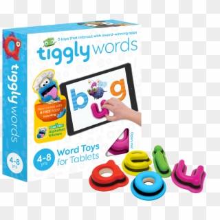 Tiggly & Sesame Workshop Collaborate On Learning App - Tiggly Words Clipart