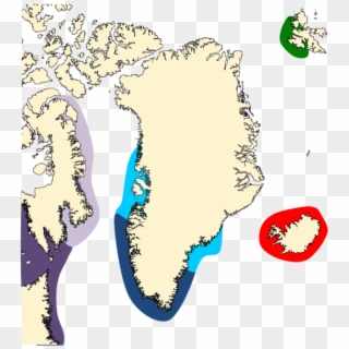 Distribution Of Common Seals In And Near Greenland Clipart