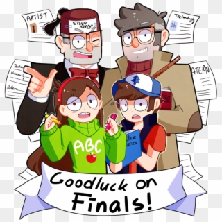 Good Luck Finals - Cartoon Clipart