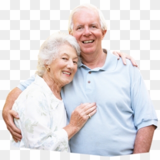 Lovely Senior Couple - Elderly Couple Transparent Background Clipart