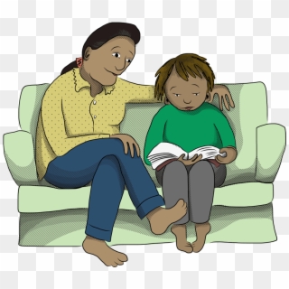 Reading - Child Protection Cartoon Clipart