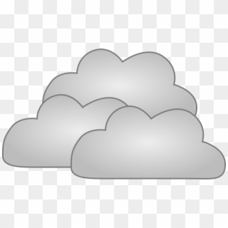 Clipart Nuage - Grey Clouds Clipart - Png Download