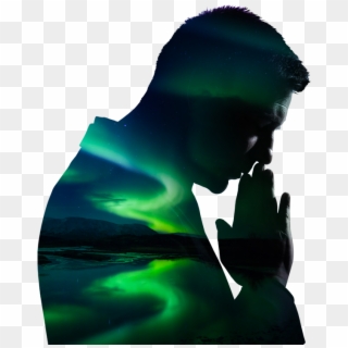 Prayer Team Background - Silhouette Clipart
