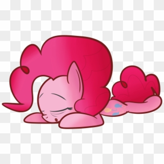 Mr-degration, Laying Down, Pinkie Pie, Safe, Simple - Cartoon Clipart