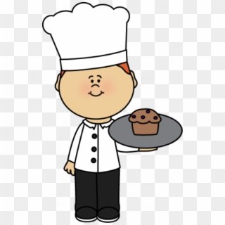 Chef With Cake Clipart - Png Download