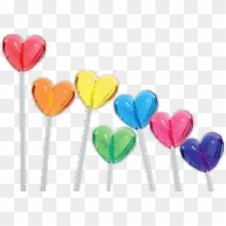 #suckers #lollipops #hearts #candy #border #corner - Candy Transparent Clipart
