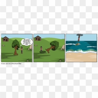 The Sky Tree - Cartoon Clipart