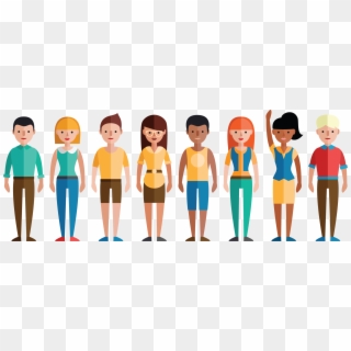 Wedidit - Line Of People Png Clipart