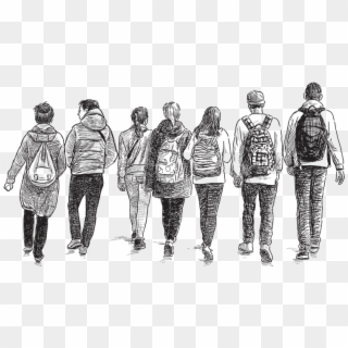 For Practitioners Supporting Young People Moving To - School Students Pencil Drawing Clipart