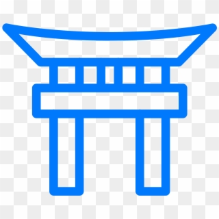 Shinto Shrine, Computer Icons, Torii, Blue, Angle Png - Edit Delete Icon Png Clipart