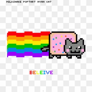 Milkshake Nyan Cat - Css In Chrome Console Clipart
