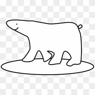 Ice Clipart Polar Bear - Png Download
